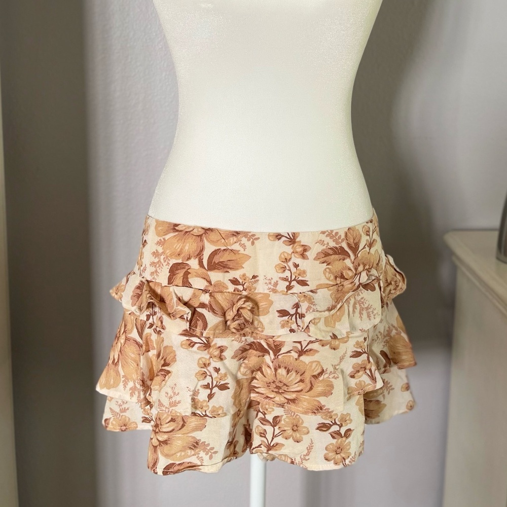 Free People Days Gone By Tiered Shorts